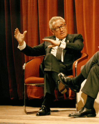 Henry Kissinger with John Chancellor
