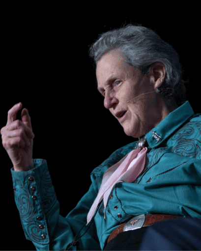 Dr. Temple Grandin with John Donvan