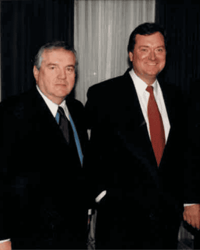Robert Bennett & Dr. William Bennett with Tim Russert